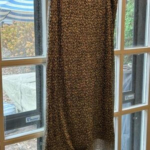 Anthropologie gold and black  Maxi Skirt